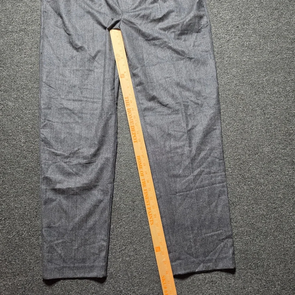 Banana Republic Trousers Grey Glen Plaid Mens XL Vitale Barberis Canonico Wool